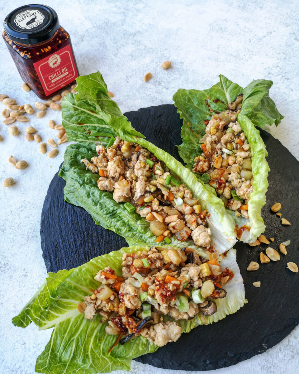 Chilli Chicken Lettuce Wraps Curious Elephant
