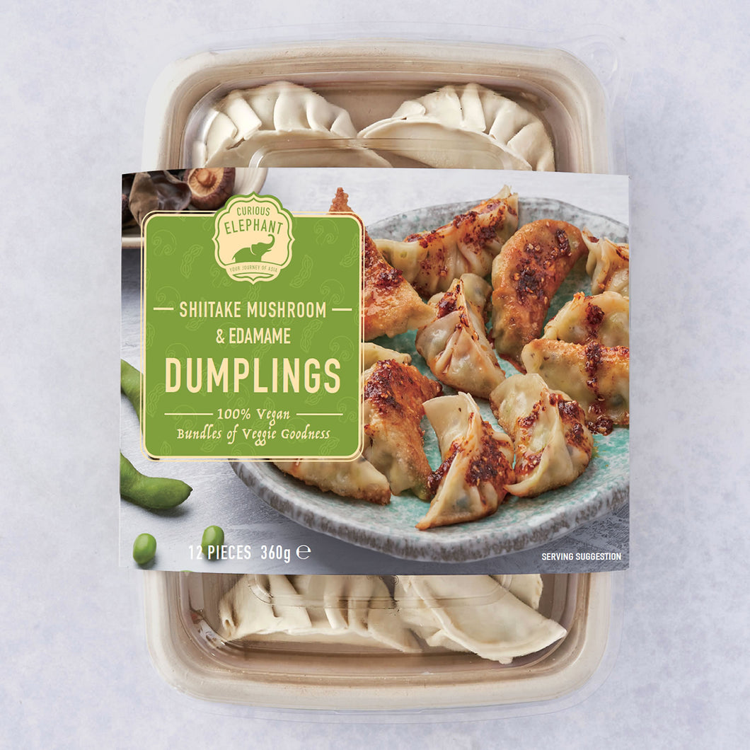 Shiitake Mushroom & Edamame Premium Dumplings